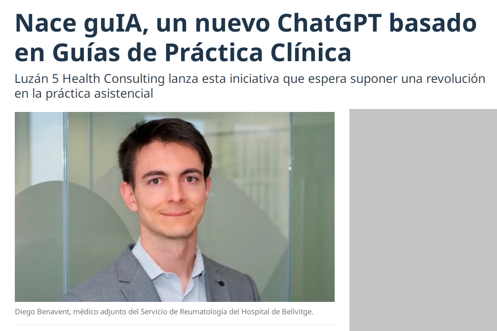 Nou ChatGPT basat en guies de pràctica clínica