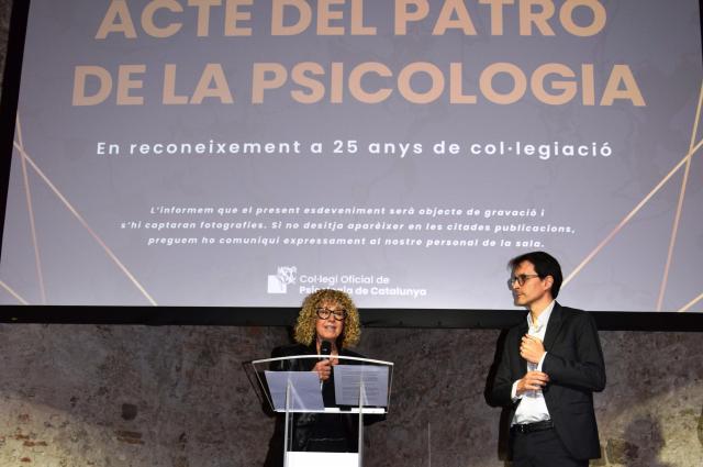 Susana Jiménez, distingida pel Col·legi Oficial de Psicologia de Catalunya