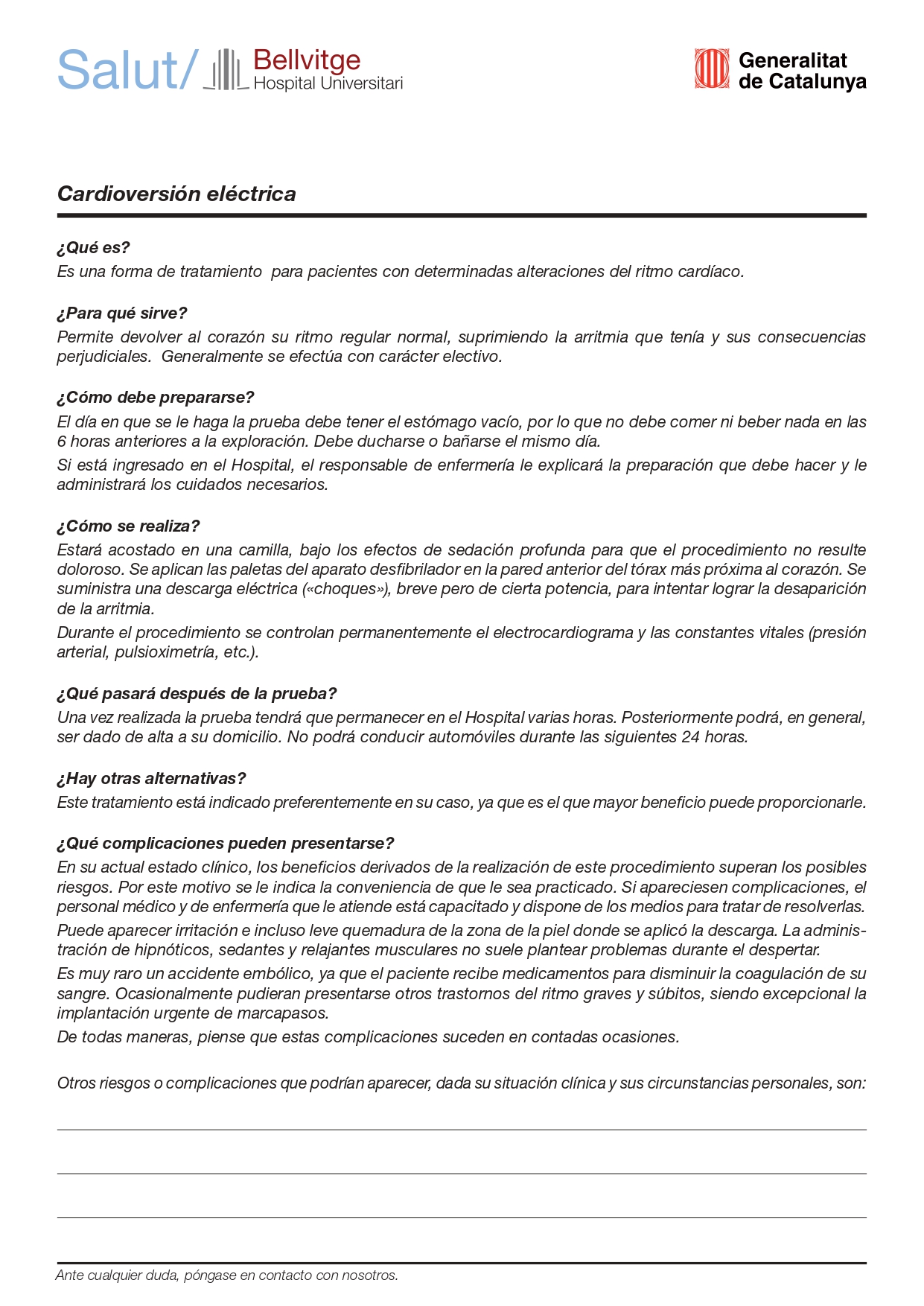 full informatiu cardioversio electrica castella full informatiu cardioversio electrica castella
