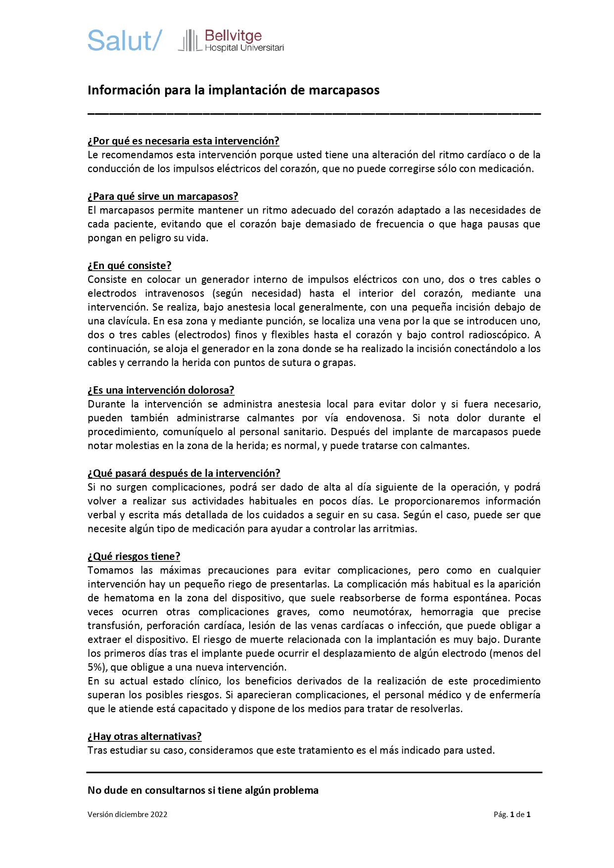 full informatiu marcapassos castella