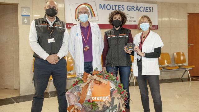 Donació d'Orange a l'Hospital de Bellvitge