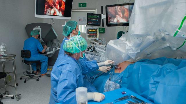 Cirurgia urològica robòtica a l'Hospital de Bellvitge