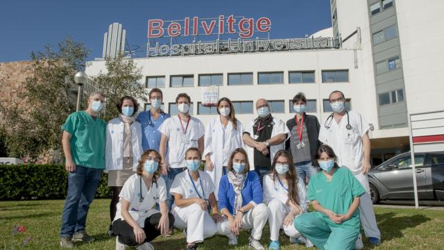 Membres de la Unitat Multidisciplinària dAtenció a la Insuficiència Cardíaca Comunitària (UMICO) de lHospital de Bellvitge