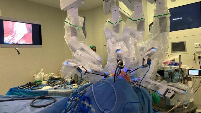 Cirurgia toràcica robòtica a l'Hospital de Bellvitge
