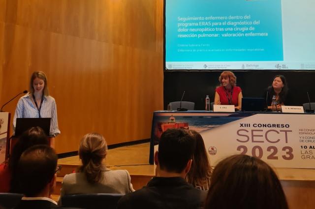 Premi a la millor comunicació infermera a Cristina Subirana, de Malalties Respiratòries