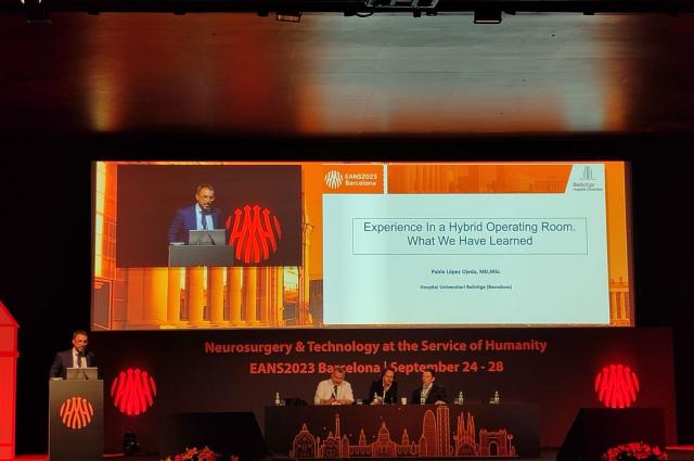 Diferents professionals de Bellvitge participen al Congrés Europeu de Neurocirurgia de Barcelona
