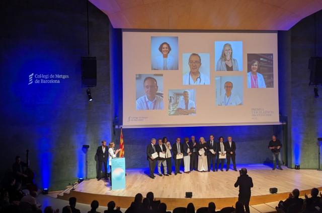 El Col·legi de Metges de Barcelona reconeix cinc professionals de l’HUB amb els Premis d’Excel·lència 2023