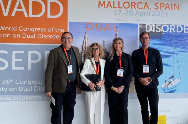Psicòlegs clínics de l’HUB participen al Congrés Mundial de Patologia Dual