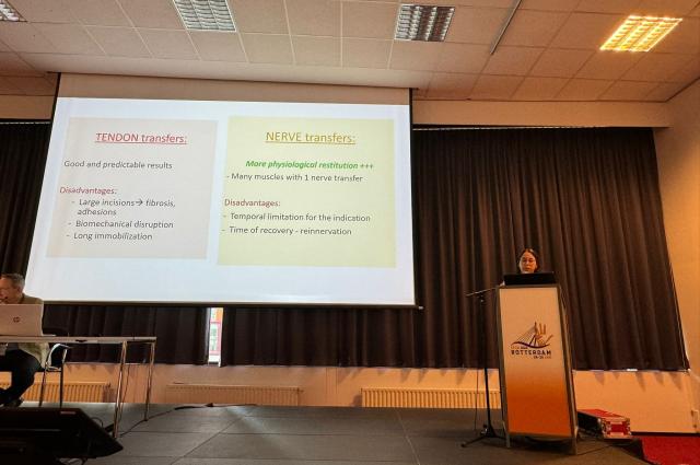 La Dra. Júlia Benítez contribueix amb dues comunicacions al congrés europeu de cirurgia de la mà a Rotterdam