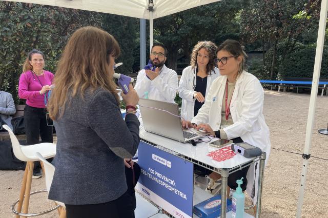 Professionals de l’Hospital de Bellvitge, protagonistes a la presentació de La Marató de 3Cat dedicada a les malalties respiratòries