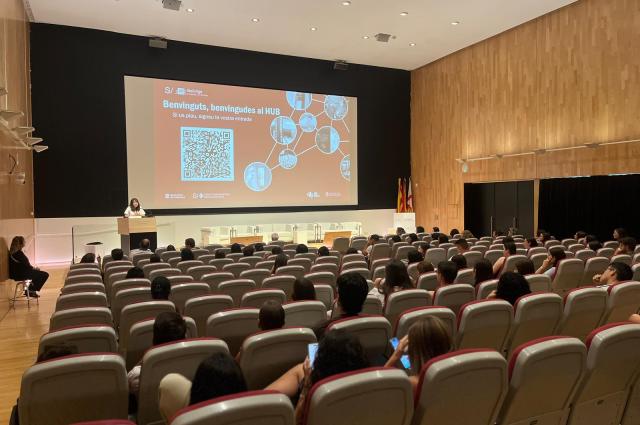 Acollida del personal d'Infermeria a l'Hospital de Bellvitge