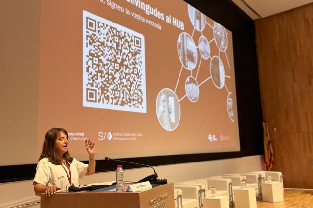 Acollida del personal d'Infermeria a l'Hospital de Bellvitge