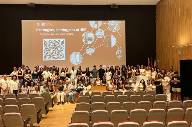 Acollida del personal d'Infermeria a l'Hospital de Bellvitge