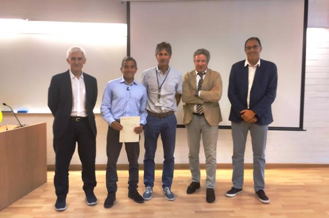 Julio Velasquez Rodriguez defensa la seva tesi doctoral sobre diferents pròtesis i l’estratègia de punció aspirativa en endoscòpies pancreàtiques