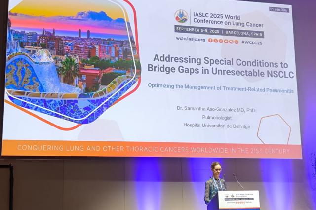 Bellvitge aporta coneixement al congrés mundial de càncer de pulmó WCLC 2025
