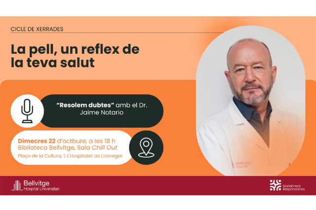 Resolem dubtes amb el Dr. Jaume Notario HUB