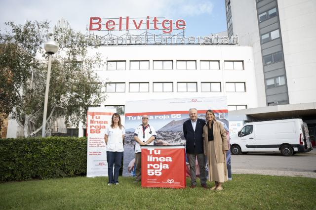 L'Hospital de Bellvitge acull “Tu Línea Roja 55” per conscienciar les persones que han patit un infart de miocardi sobre la importància de reduir el colesterol LDL