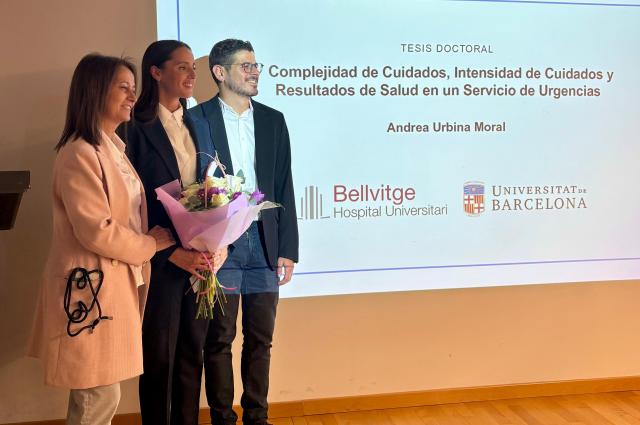 Andrea Urbina defensa la seva doctoral sobre complexitat, cures i resultats de salut a Urgències