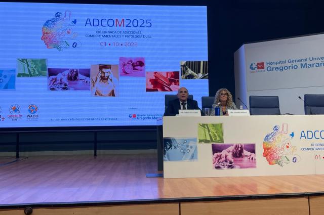 Psicologia Clínica fa la conferencia inaugural de la IX Jornada d’Addiccions Comportamentals i Patologia dual de l’Hospital Gregorio Marañón