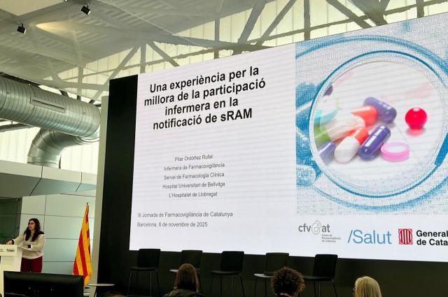 El Servei de Farmacologia Clínica participa en la III Jornada de Farmacovigilància de Catalunya