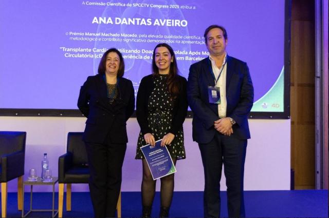 El Servei de Cirurgia Cardíaca, premiat al congrés portuguès de l’especialitat