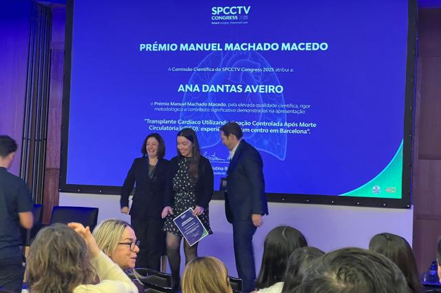 El Servei de Cirurgia Cardíaca, premiat al congrés portuguès de l’especialitat