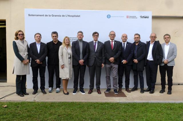 Signatura del conveni de soterrament de la Granvia