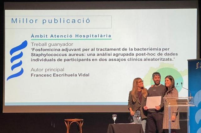 Premi Sanitat Baix Llobregat del CoMB per a una recerca liderada des de Bellvitge sobre bacterièmia per S. aureus