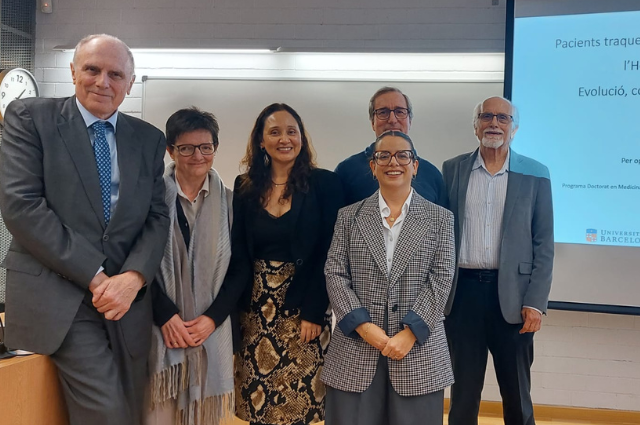 Marta Mesalles Ruiz defensa la seva tesi doctoral sobre les traqueostomies durant la pandèmia de COVID-19 a l’Hospital Universitari de Bellvitge