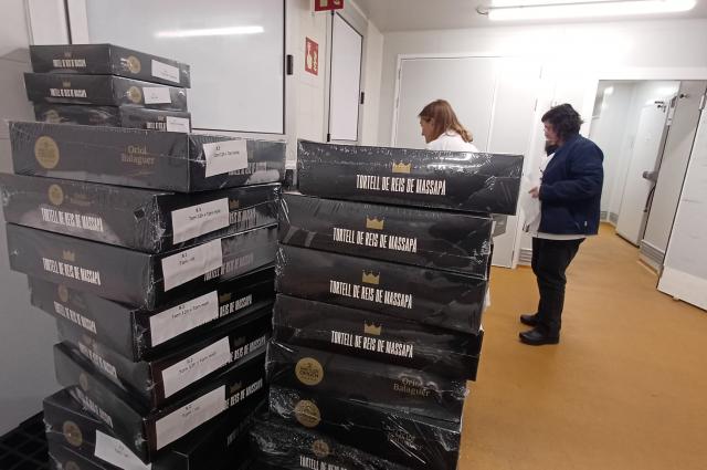 Tortell de reis a l'Hospital de Bellvitge