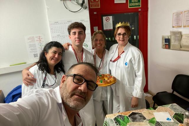 Tortell de reis a l'Hospital de Bellvitge
