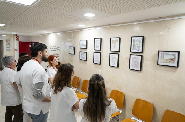 L’ingrés de l’artista que va desembocar en una exposicióq