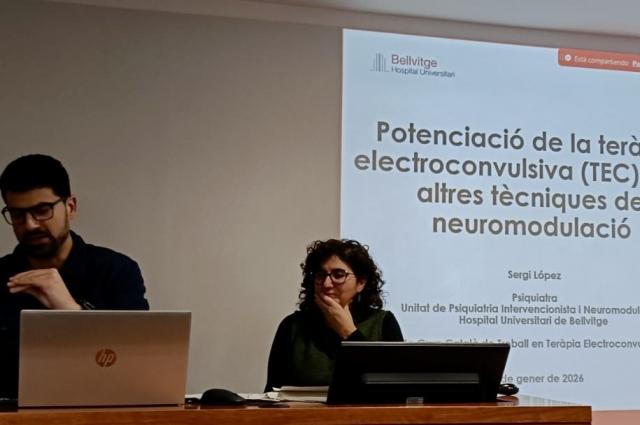 Especialistes de l’HUB lideren la 1a jornada del Grup de Treball en Teràpia Electroconvulsiva de l’SCPiSM