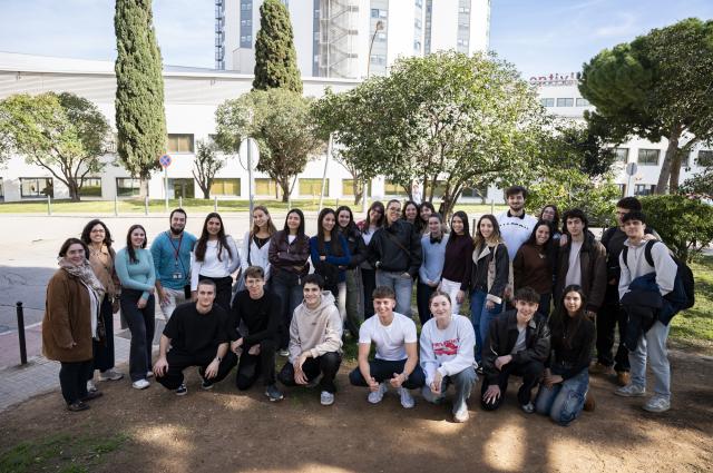 Estudiants de la UPC visiten la Unitat d’Electromedicina i Enginyeria Biomèdica