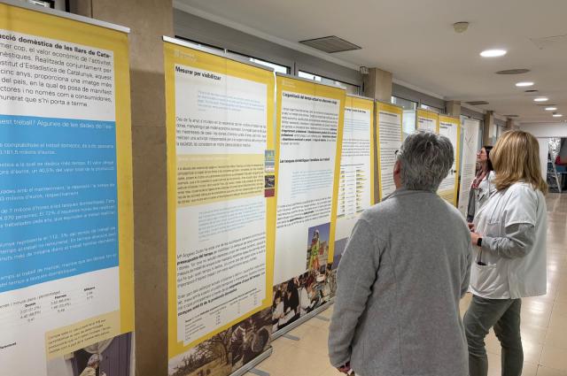 L’HUB acull una exposició que relaciona usos del temps i gènere amb motiu del Dia de la Dona