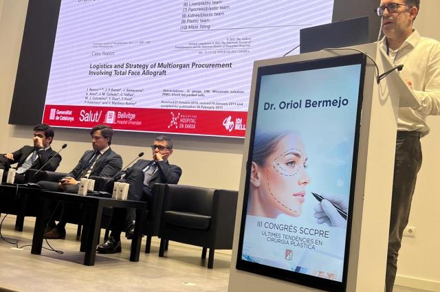 El Dr. Oriol Bermejo al Congrés de Cirurgia Plàstica