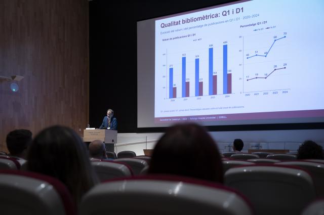 La Sessió de Recerca de l’HUB posa en valor la destacada activitat científica dels nostres professionals