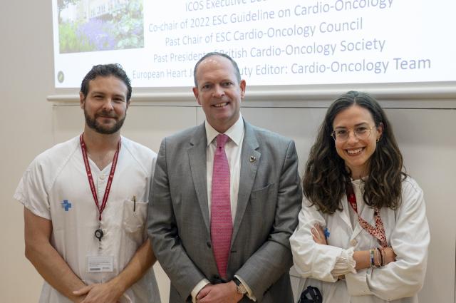 Visita del Dr. Alexander Lyon, un matí de treball amb un referent europeu de la cardio-oncologia
