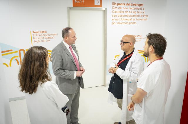 Visita del Dr. Alexander Lyon, un matí de treball amb un referent europeu de la cardio-oncologia