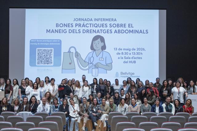 L’HUB consolida les bones pràctiques infermeres amb una nova jornada de formació sobre drenatges abdominals