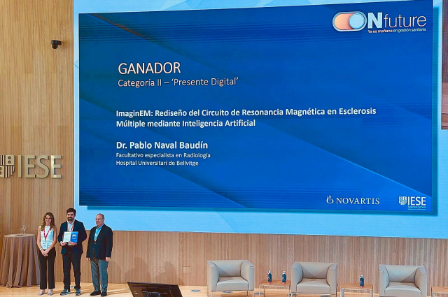 El projecte ImaginEM de Bellvitge rep un Premi IESE-Novartis per impulsar la IA en l’esclerosi múltiple