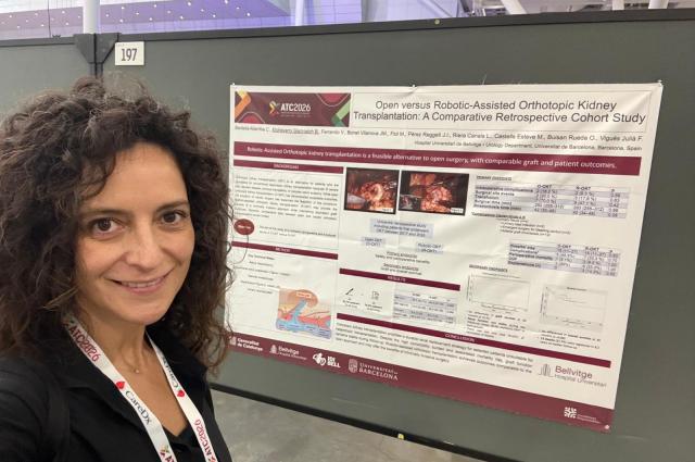 La Dra. Begoña Etcheverry rep la distinció “Poster of Distinction” i presenta quatre treballs a l'American Transplant Congress 2026
