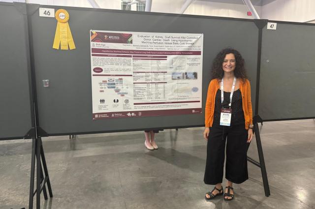 La Dra. Begoña Etcheverry rep la distinció “Poster of Distinction” i presenta quatre treballs a l'American Transplant Congress 2026