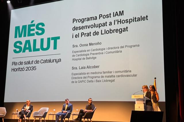 Bellvitge porta el seu model d'èxit en l'atenció postinfart a la presentació del Pla de Salut de Catalunya 2035