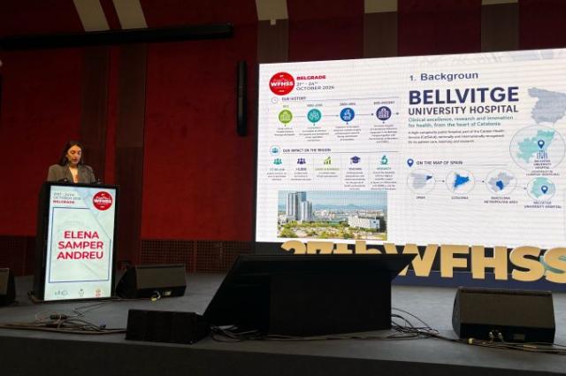 L’equip d’esterilització de l’HUB presenta a Belgrad un treball sobre el reprocessament de l’instrumental robòtic