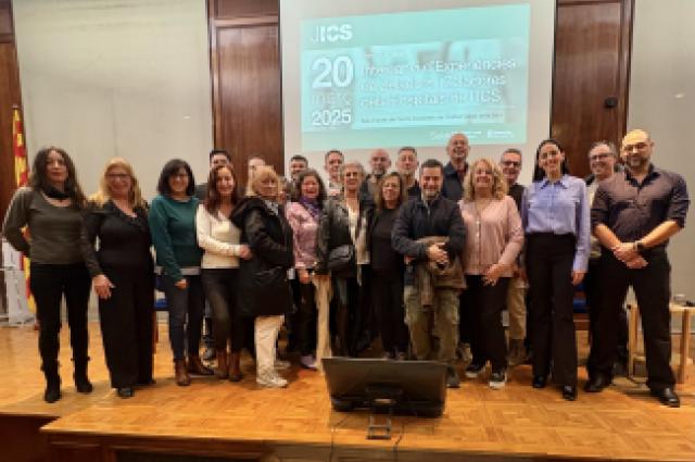 Zeladors i zeladores de Bellvitge a la primera jornada institucional de l'ICS