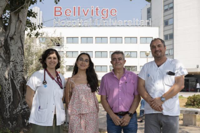 Visita a l'Hospital de Bellvitge del president de l'Asociación HHT España