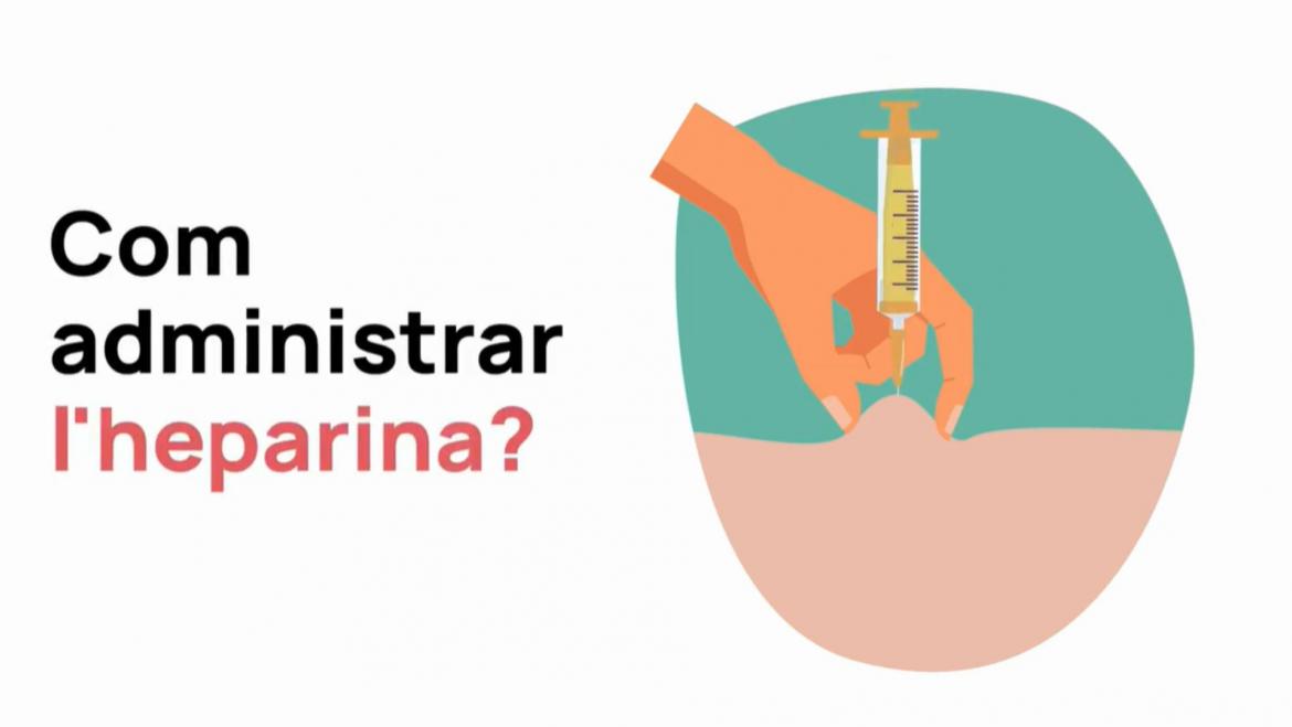 administrar heparina