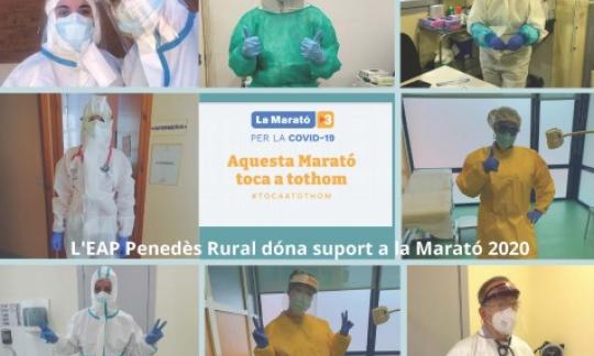 L’EAP Penedès Rural dona suport a La Marató de TV3 contra la Covid-19
