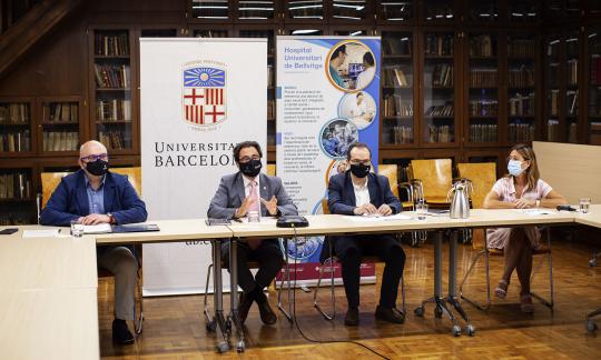 The University of Barcelona and the Bellvitge University Hospital present the results of the first COVID-19 screening held among the university community